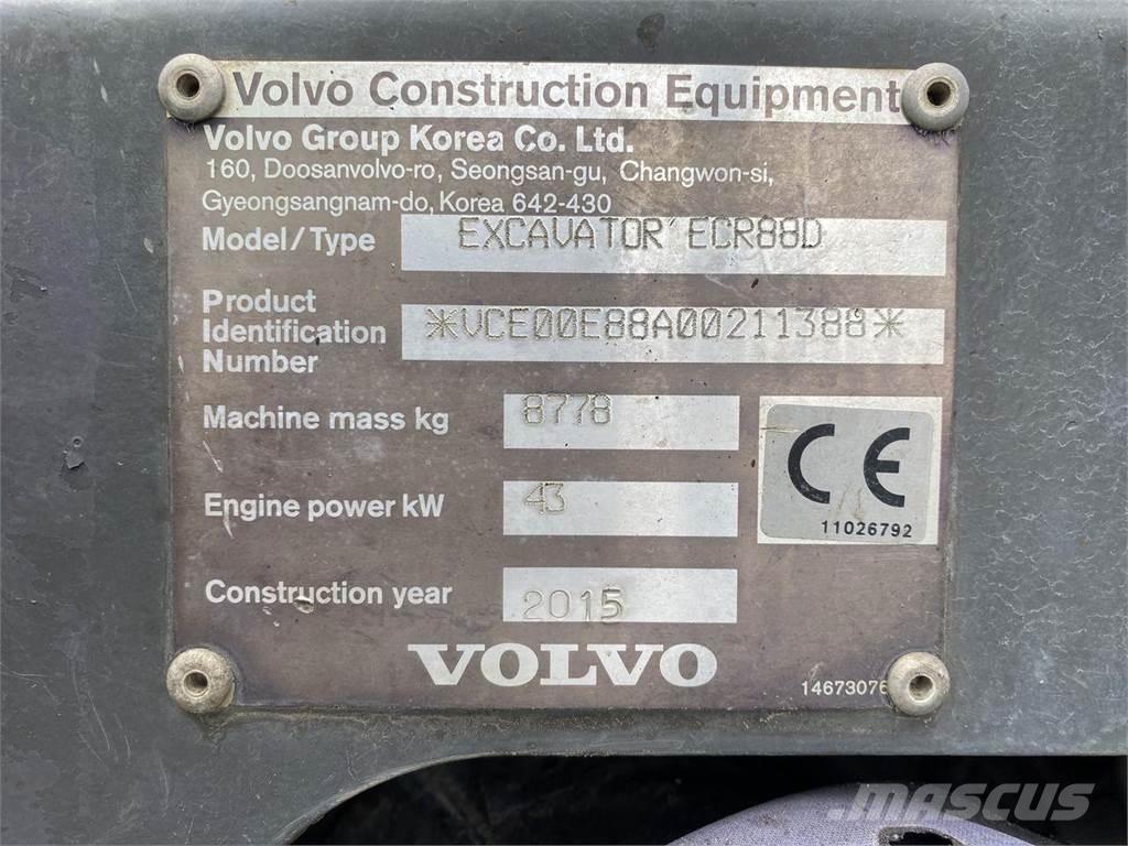 Volvo ECR88 Excavatoare cu roti