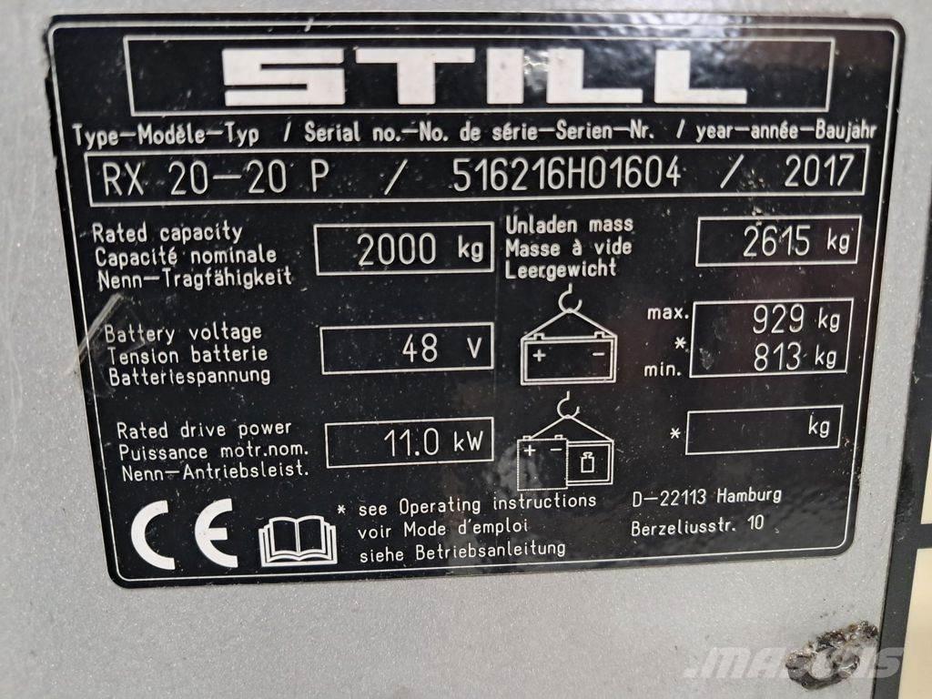 Still RX 20-20 P Stivuitor electric