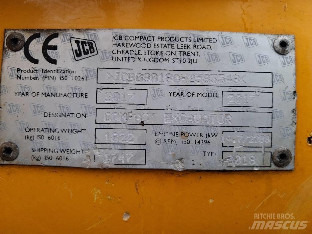 JCB 8018 CTS Mini excavatoare < 7t