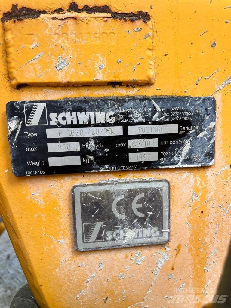 Schwing P1620-120/80 Pompa pentru beton