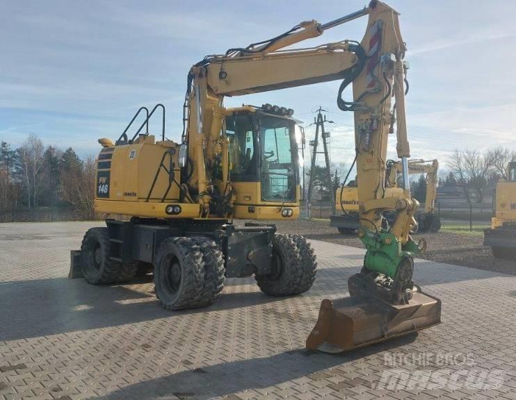 Komatsu PW 148-10 Excavatoare cu roti
