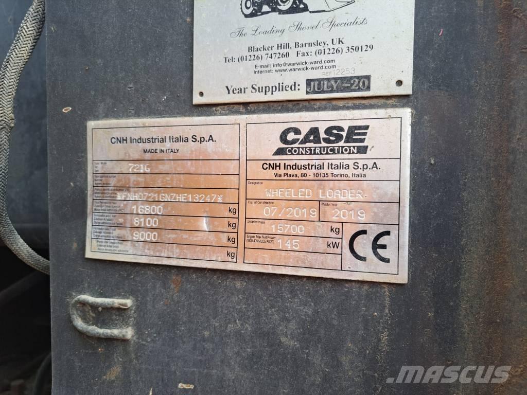 CASE 721 G Incarcator pe pneuri