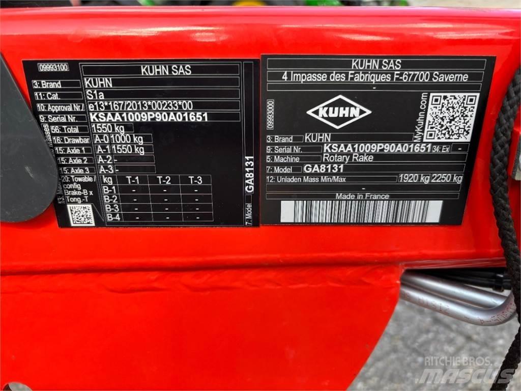 Kuhn GA 8131 Utilaj de răvăşit fân