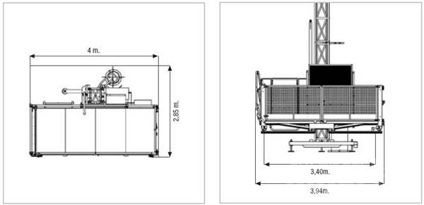 Camac ECP-1500 Ascensoare verticale catarg