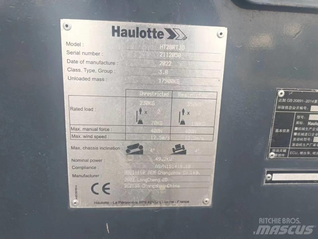Haulotte HT28RTJO Nacele cu brat telescopic