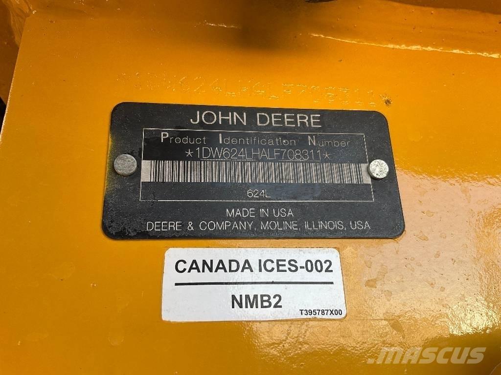 John Deere 624L Incarcator pe pneuri