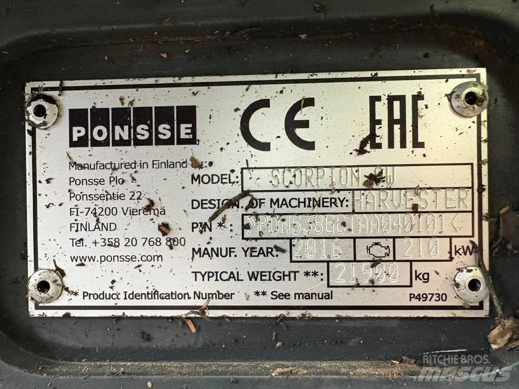 Ponsse Scorpion Combine forestiere