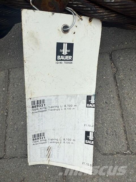 Bauer 2x lina Piese de schimb si accesorii pentru echipamente de forat