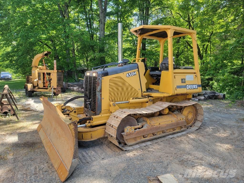 John Deere 450 H Buldozere pe senile