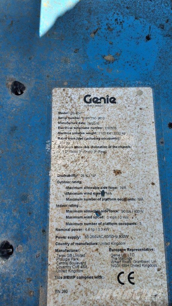 GENIE GS4047 Platforme foarfeca