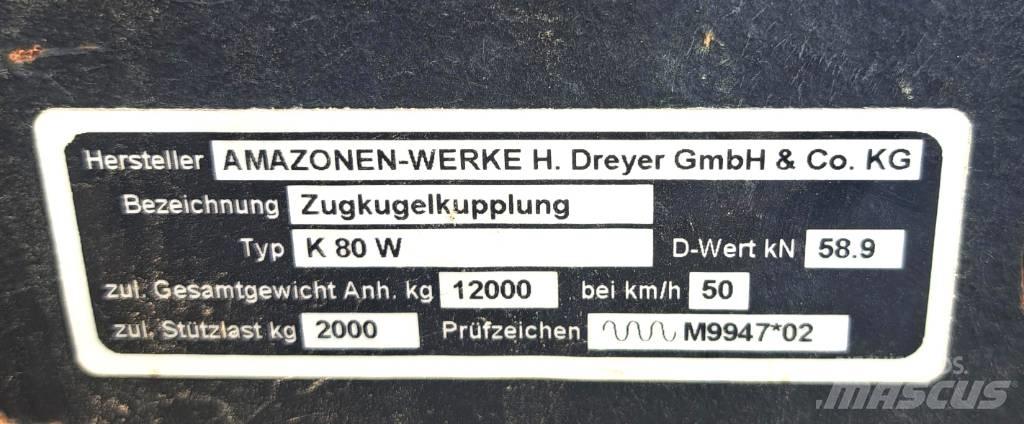 Amazone ZGB 8200 Împrastierea mineralelor