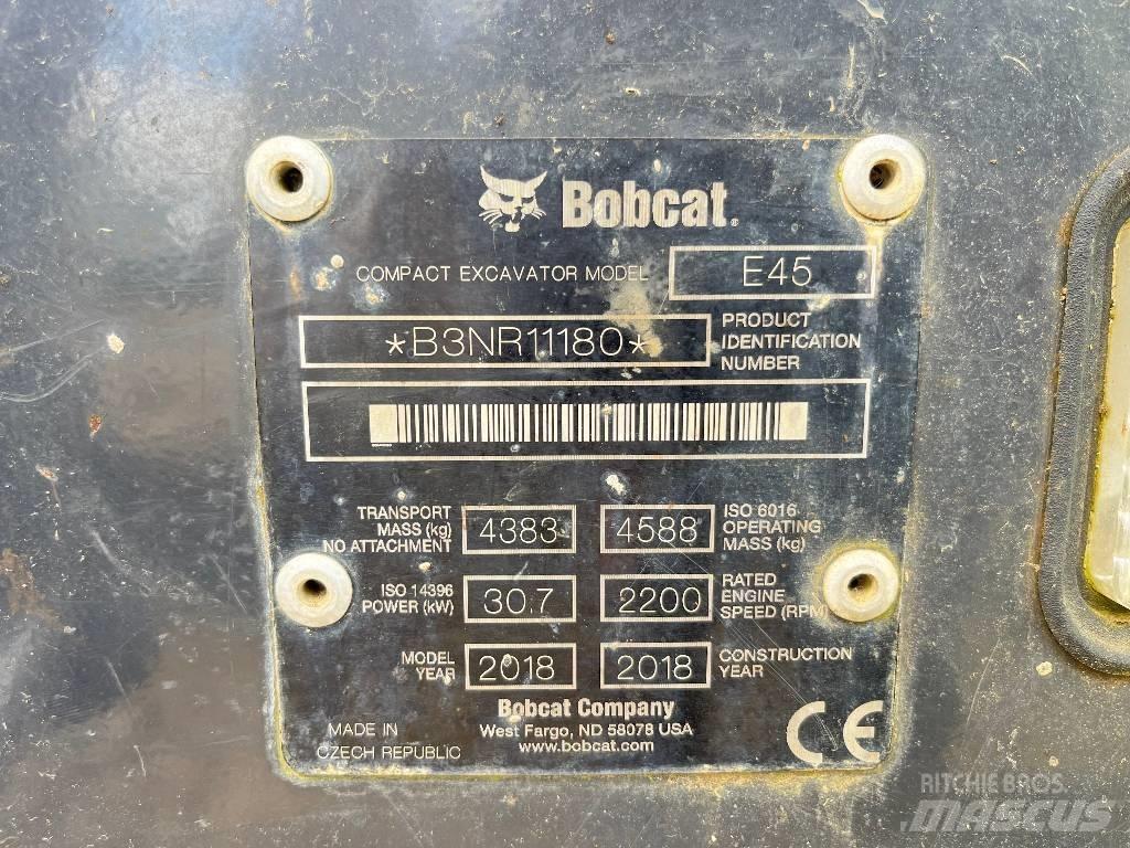 Bobcat E 45 Mini excavatoare < 7t