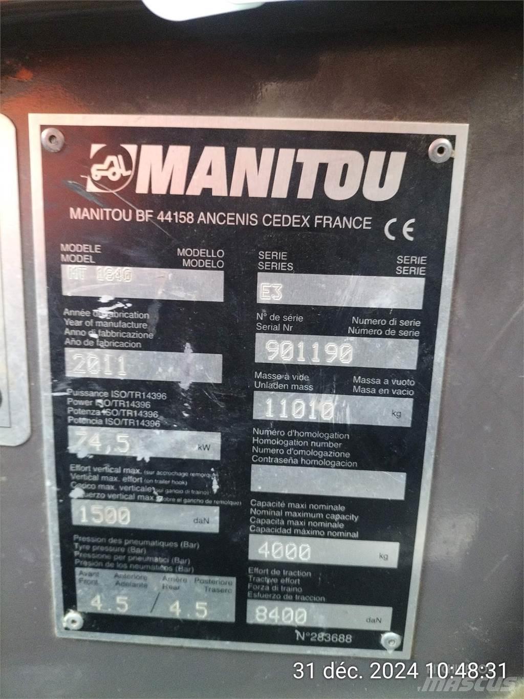 Manitou 1840MT Stivuitoare telescopice