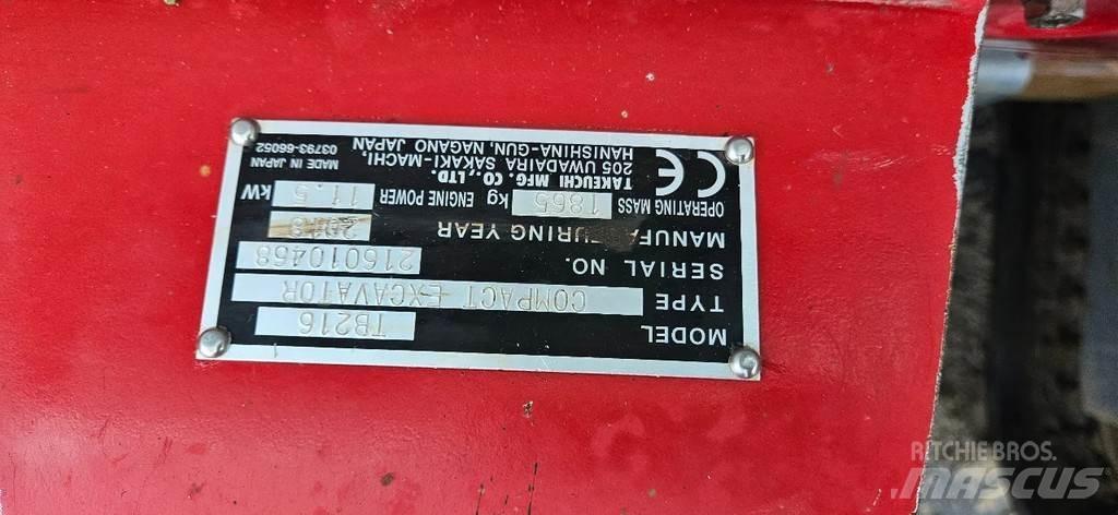 Takeuchi TB216 Mini excavatoare < 7t