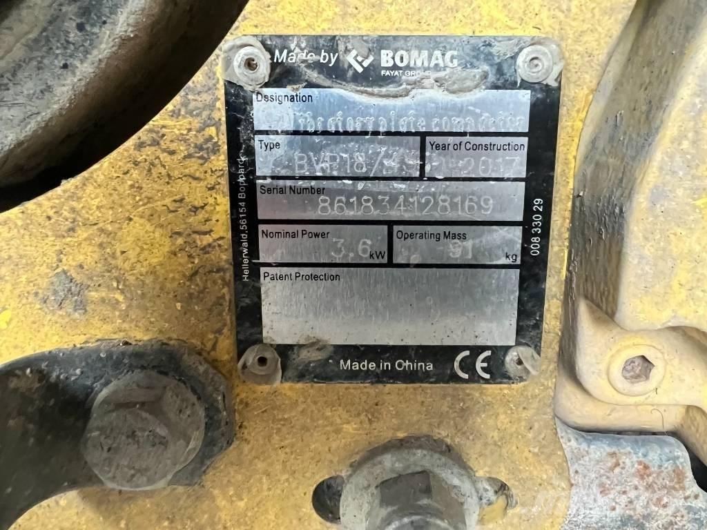Wacker WP1550 Vibratoare
