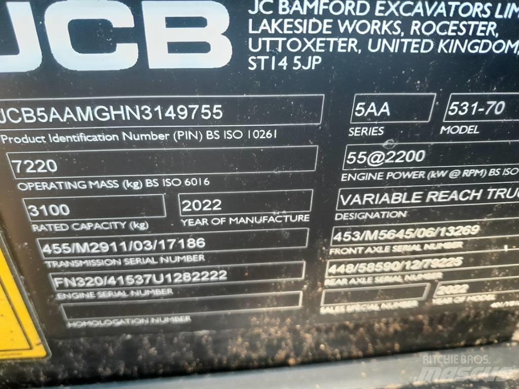 JCB 531-70 Manipulatoare agricole