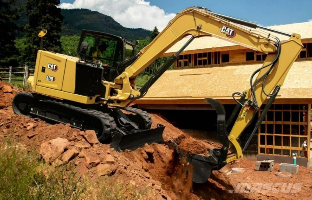 CAT 308 E CR UTHYRES Excavatoare 7t - 12t