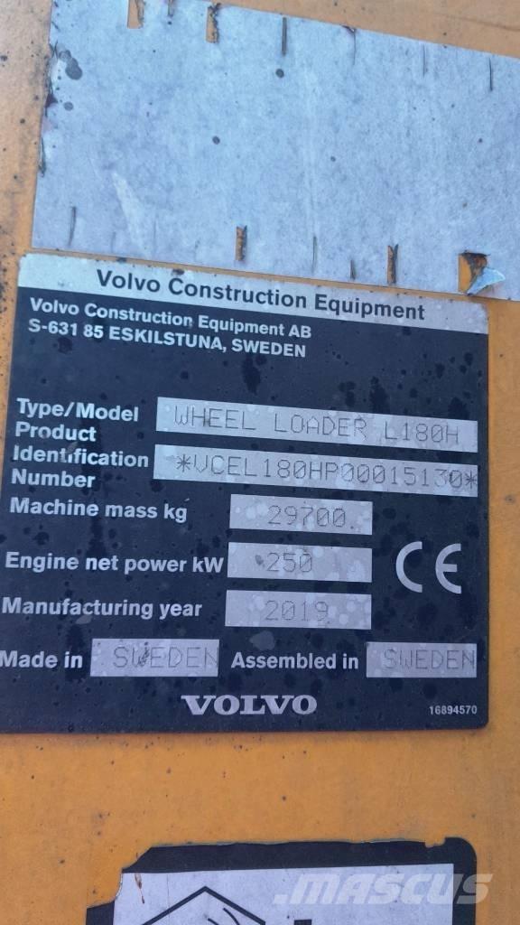 Volvo L 180 H Incarcator pe pneuri