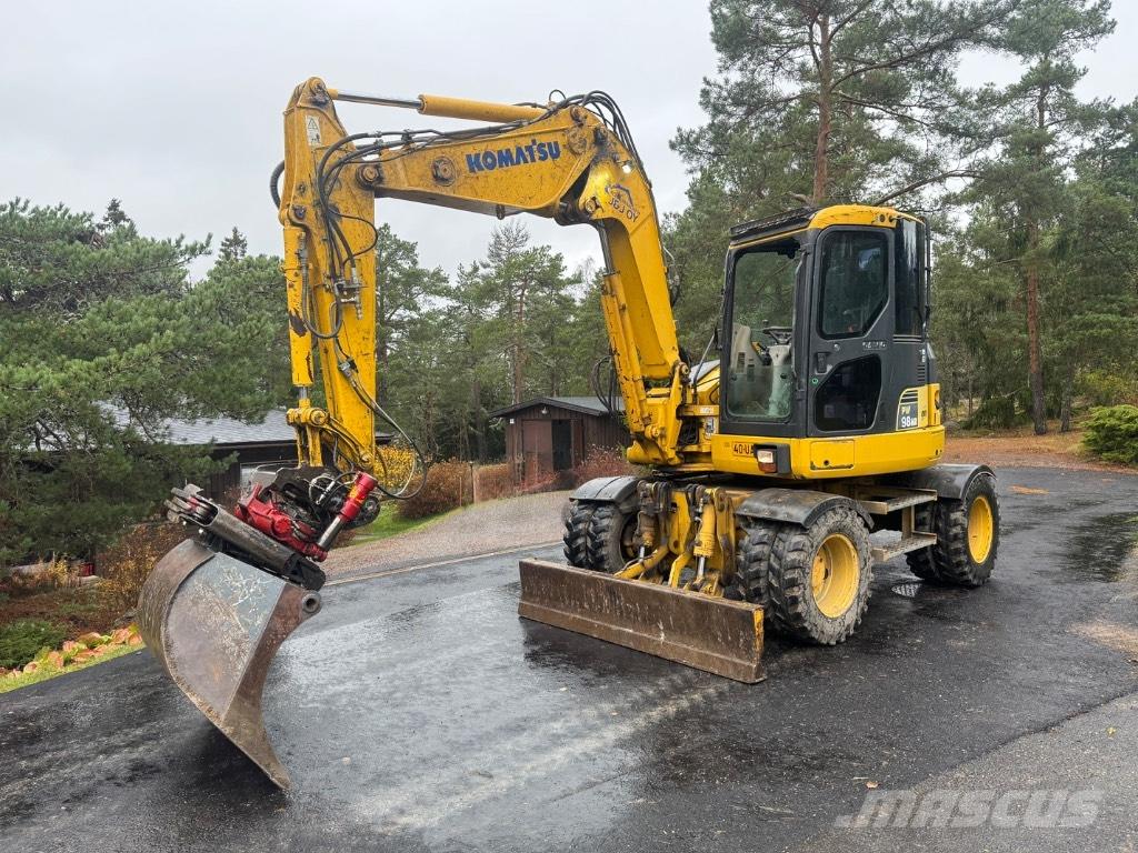 Komatsu PW 98 MR-6 Excavatoare cu roti