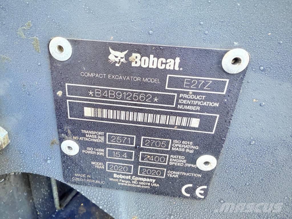 Bobcat E 27z Mini excavatoare < 7t