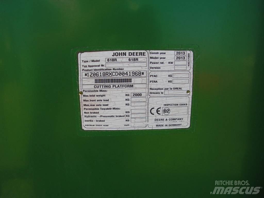 John Deere 618 R Combine capete pentru culegatoare
