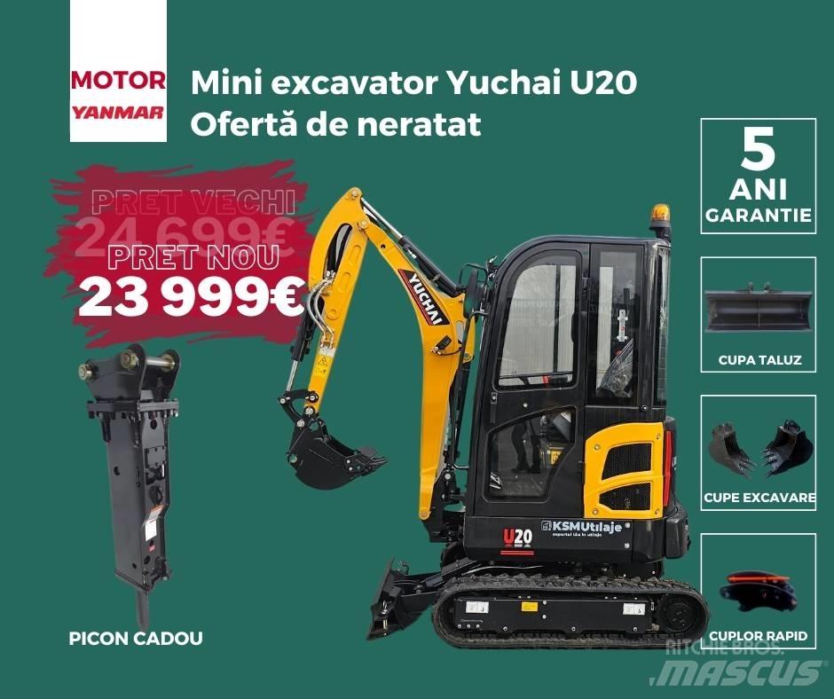 Yuchai U20 Mini excavatoare < 7t