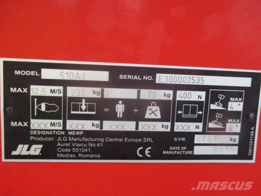 JLG 510 AJ Nacele cu brat articulat