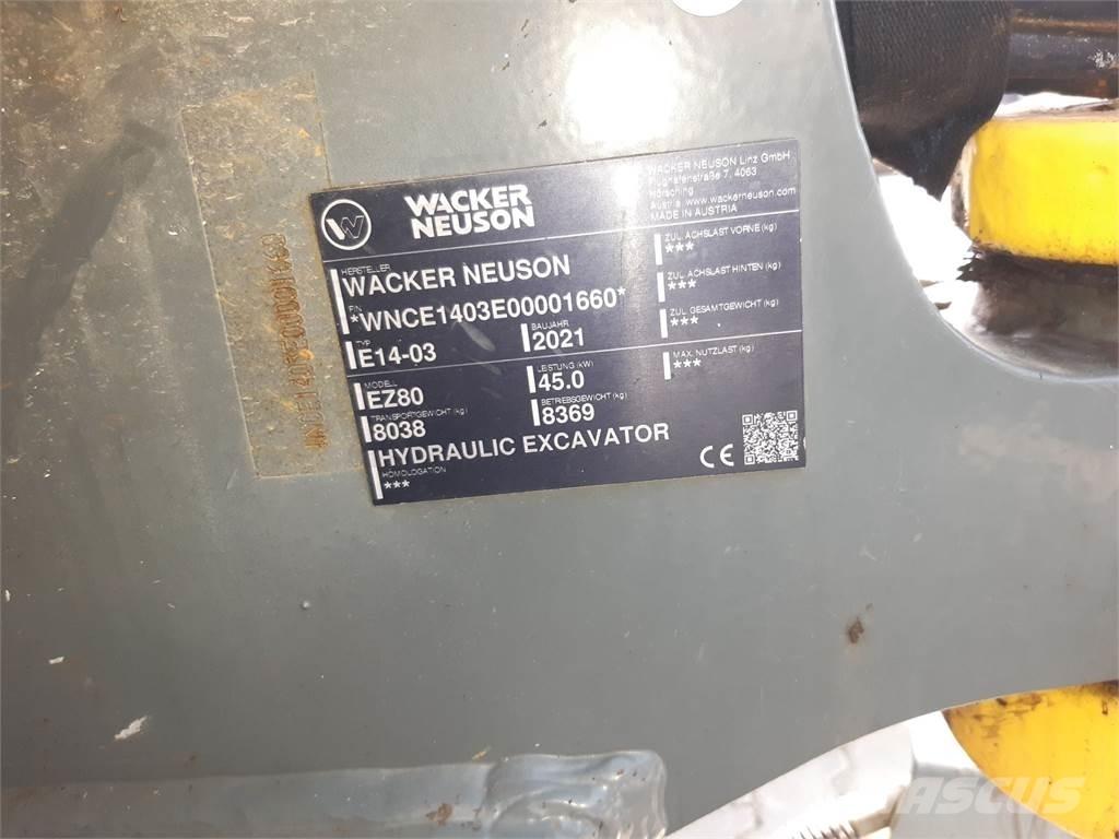 Wacker Neuson EZ80 Excavatoare pe șenile
