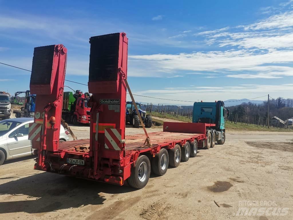Goldhofer STZ-L5 Semi-remorci transport vehicule