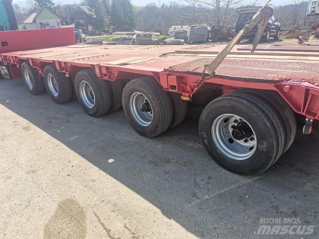Goldhofer STZ-L5 Semi-remorci transport vehicule