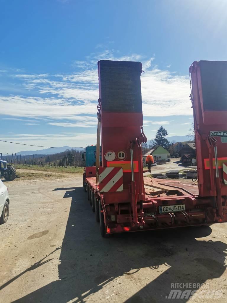 Goldhofer STZ-L5 Semi-remorci transport vehicule