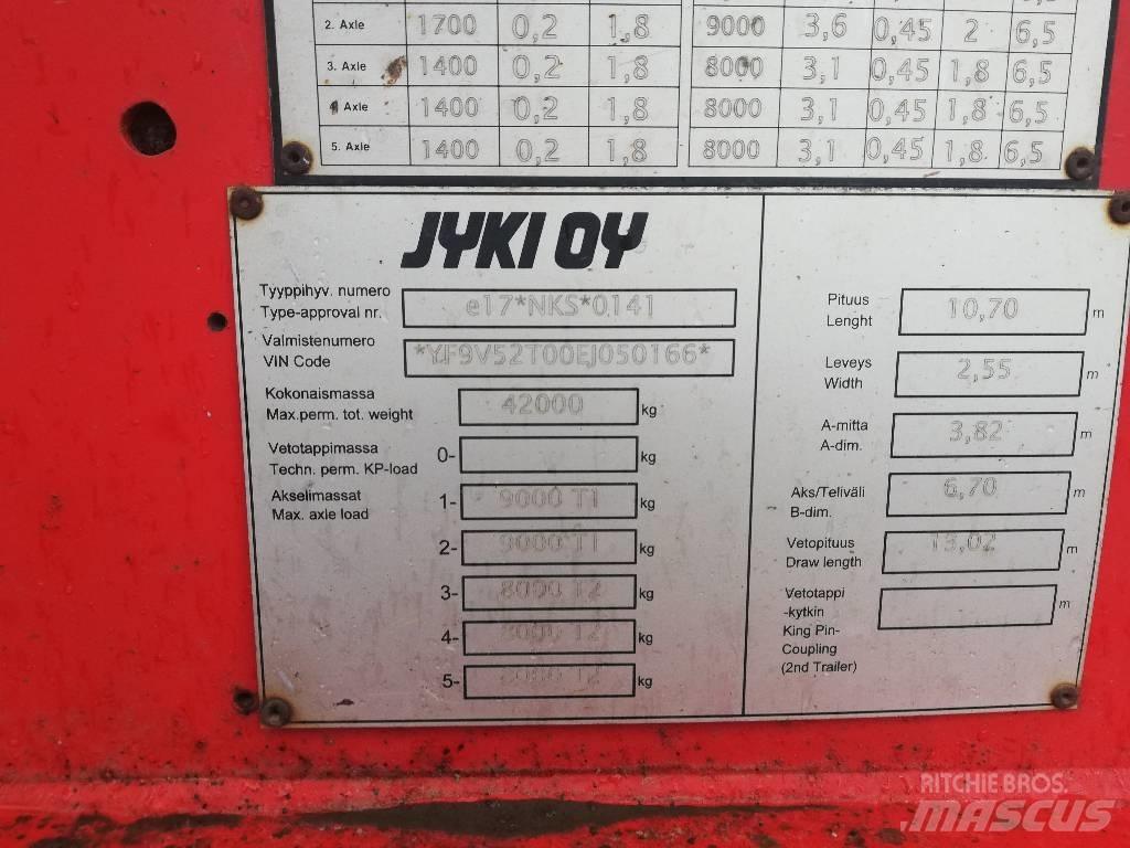 Jyki V52-T00 Remorci pentru lemn