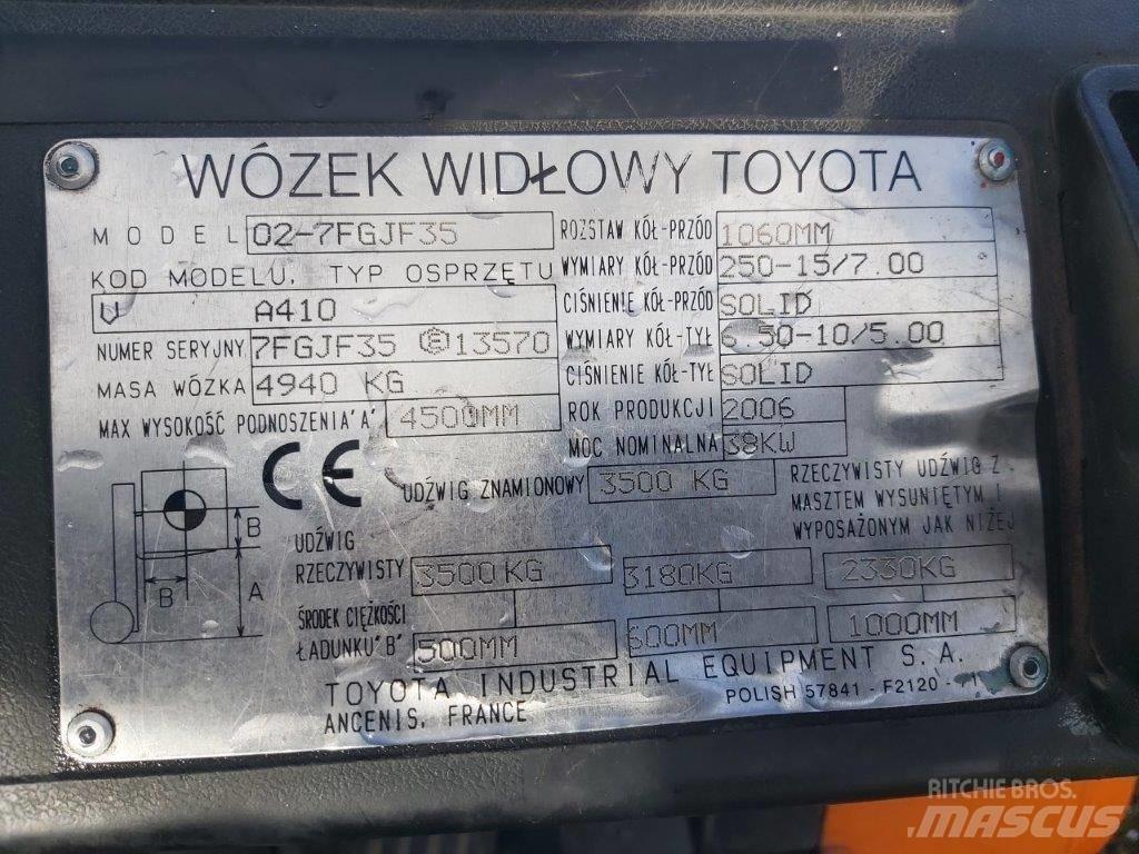 Toyota 7FG35 Stivuitor GPL
