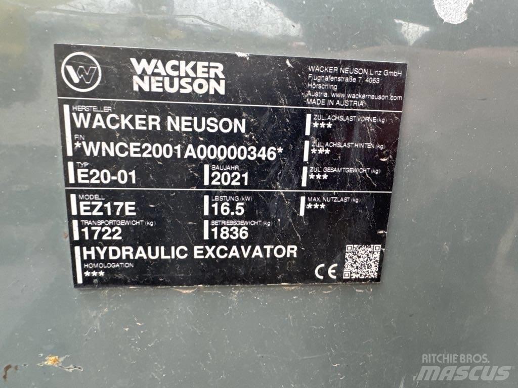 Wacker Neuson EZ17e Excavatoare pe șenile
