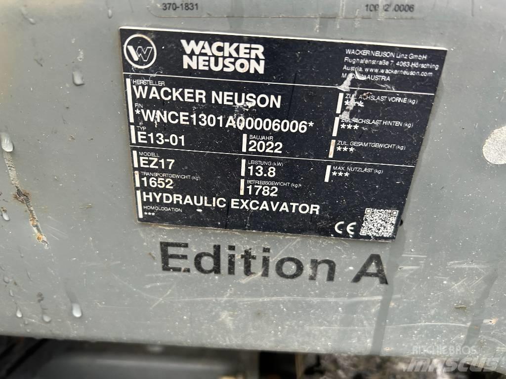 Wacker Neuson EZ17 Excavatoare pe șenile
