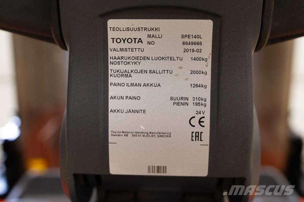 Toyota SPE 140 L Transpaleti autopropulsanti