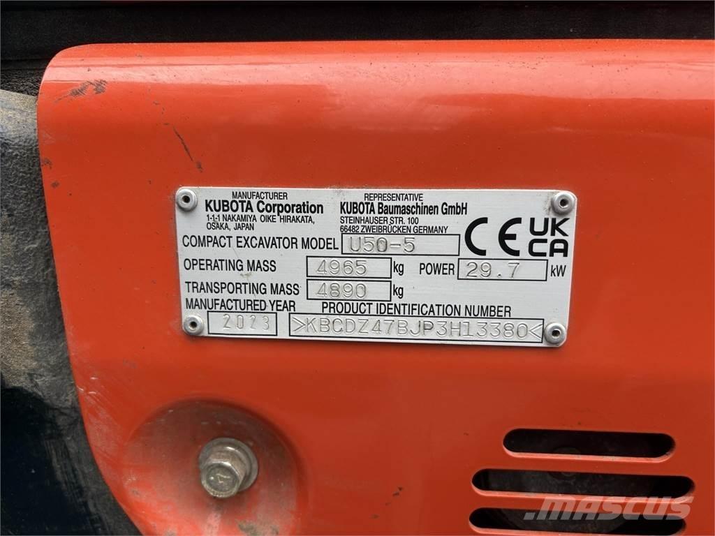 Kubota U50-5 Mini excavatoare < 7t