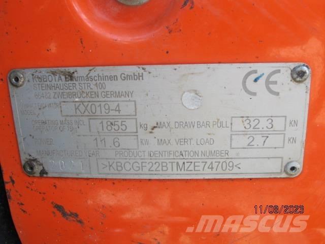 Kubota KX 019-4 Mini excavatoare < 7t