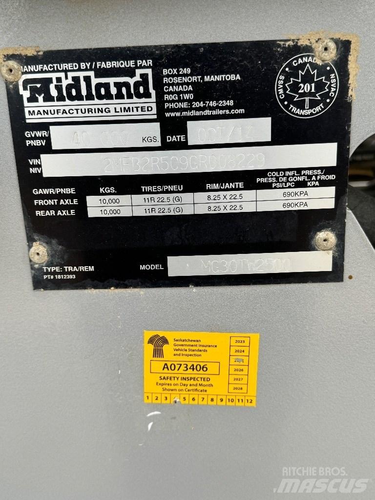 Midland TW2500 Remorci basculante