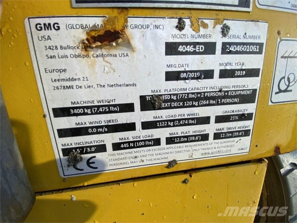 GMG 4046-ED Platforme foarfeca
