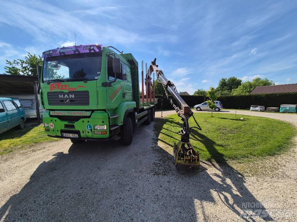 MAN 33.483 FDAC Camion pentru lemne