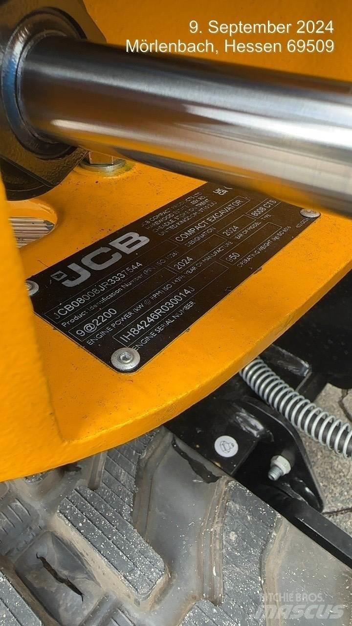 JCB 8008CTS Mini excavatoare < 7t