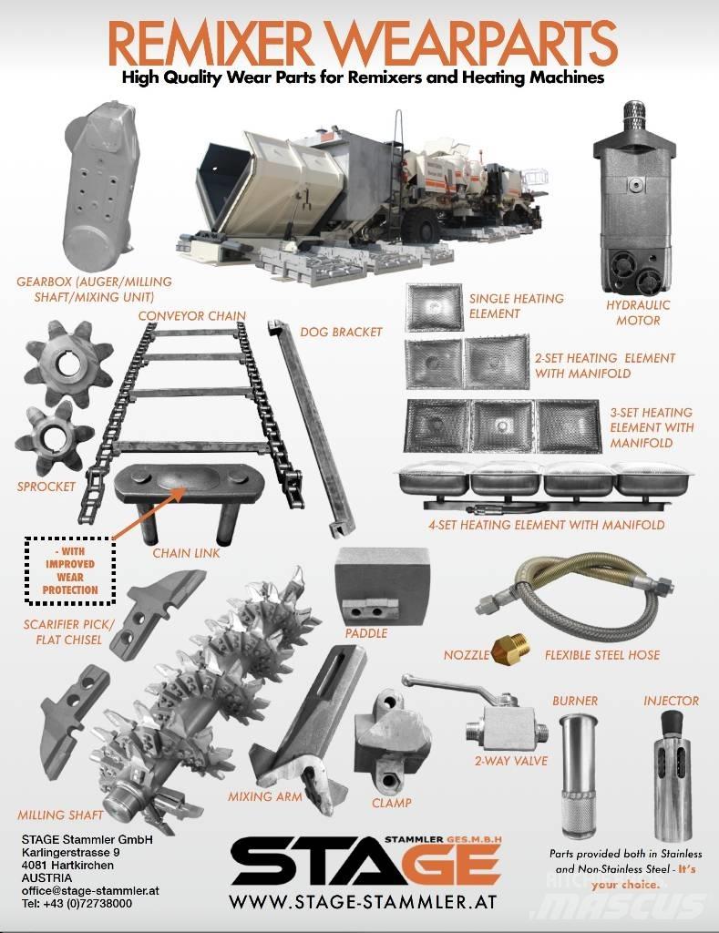 Wirtgen RX4500 Accesorii pentru masini de bitum