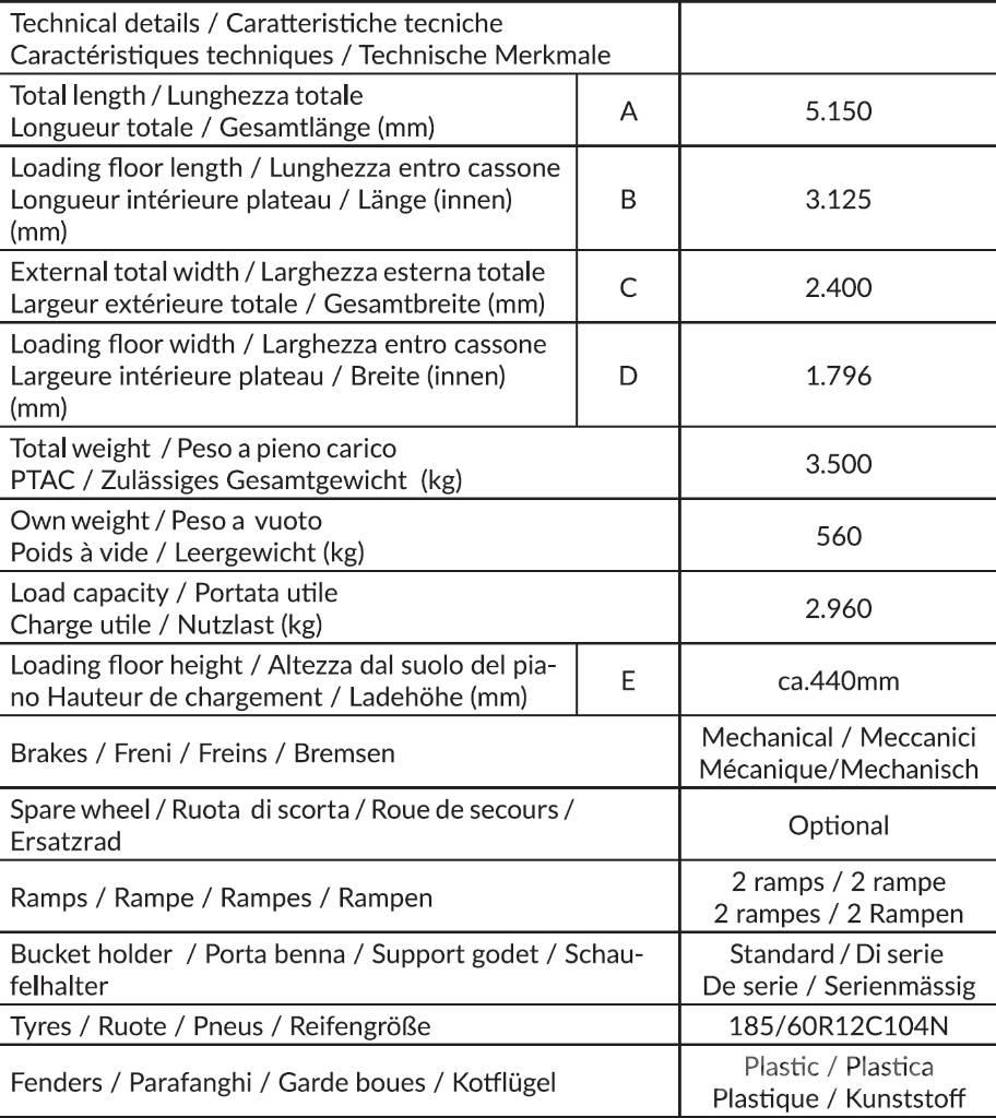 CLM ALUMINIUM FLY 35 Remorci usoare