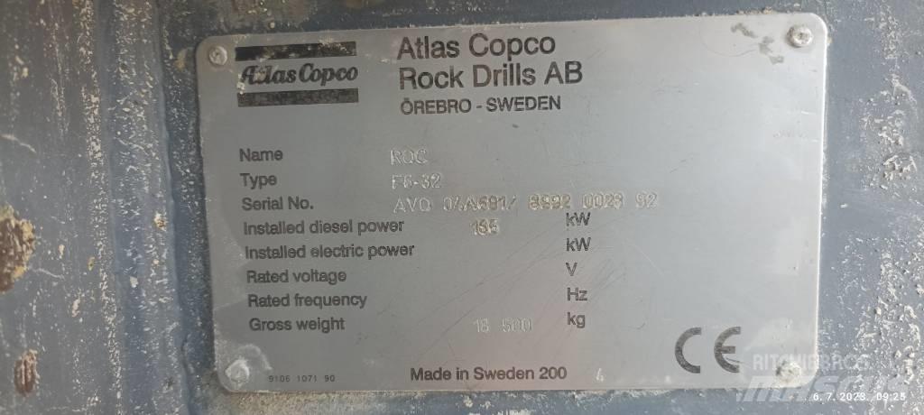 Atlas Copco F6 Echipamente de forare la suprafata