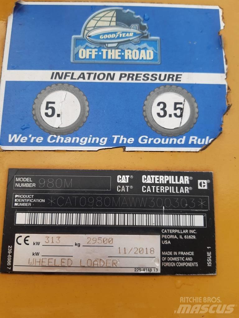 CAT 980 M Incarcator pe pneuri