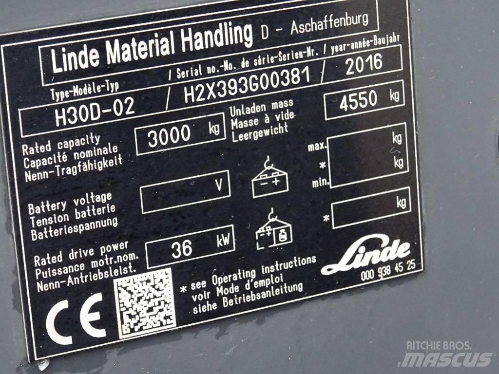 Linde H30D-02 Stivuitor diesel