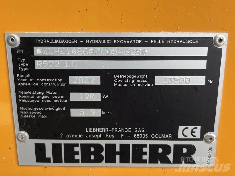 Liebherr R922 LC Excavatoare pe șenile

