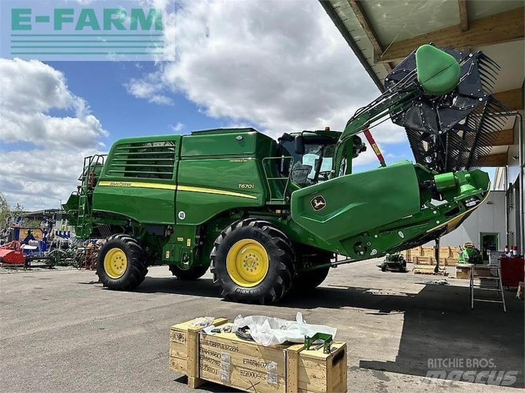 John Deere t670 hm Combine de secerat