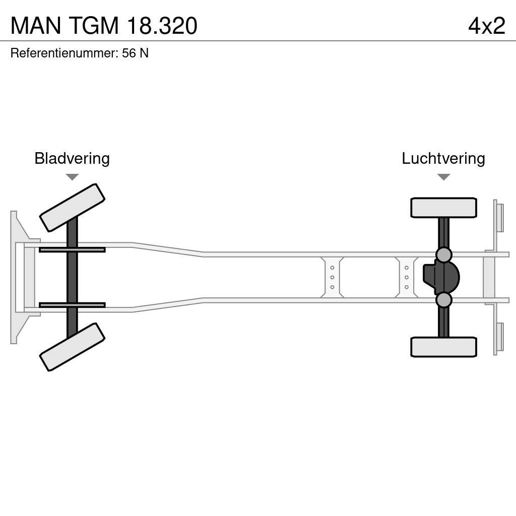 MAN TGM 18.320 Camion cu carlig de ridicare